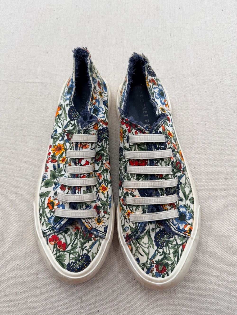 Rocketdog canvas floral sneakers